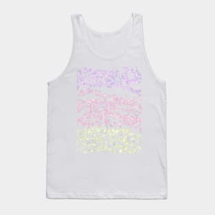 colorful floral background abstract pattern Tank Top